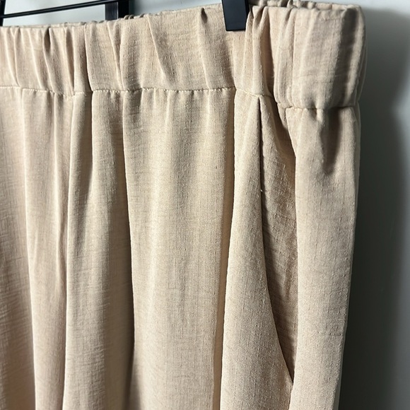 NWT BCBGeneration Wide Leg Palazzo Pants in Tan Size XL - Picture 4 of 9